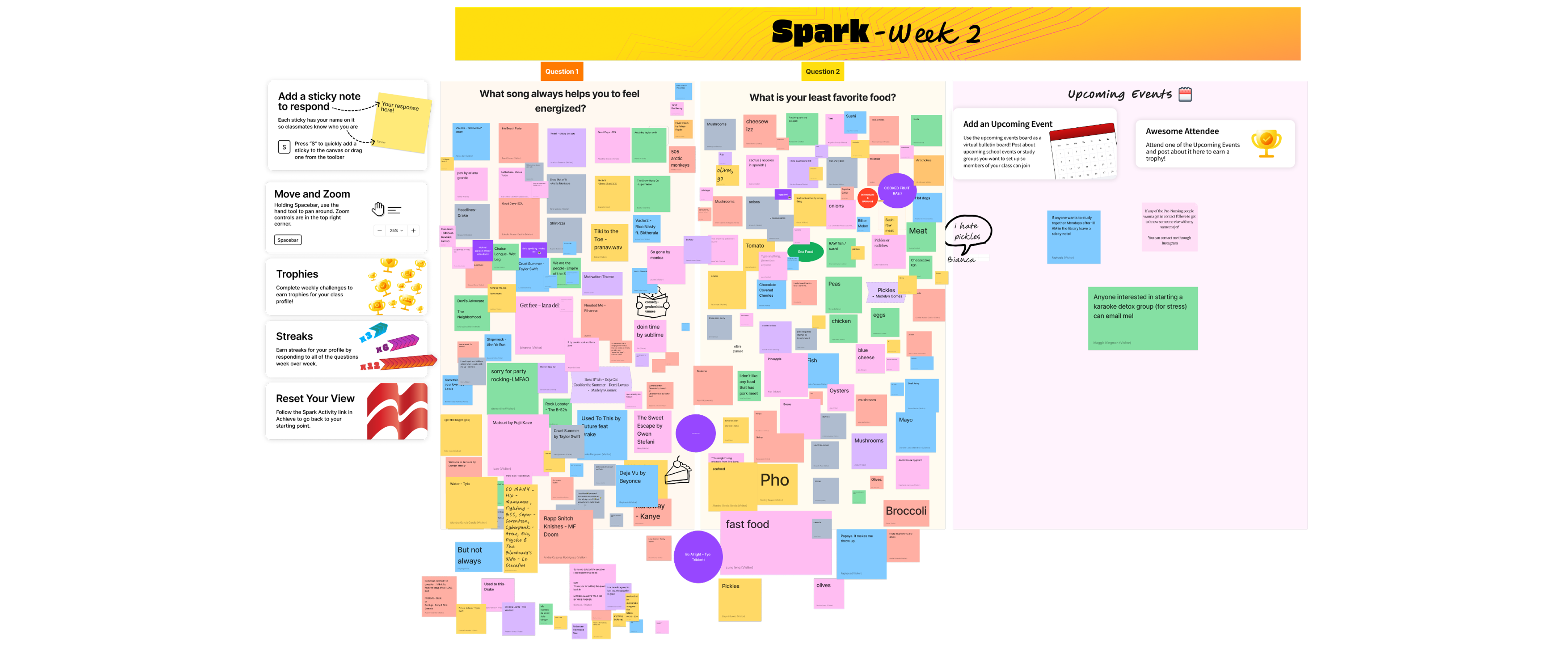 Spark in Achieve — the peer connection experience embedded natively in the course platform